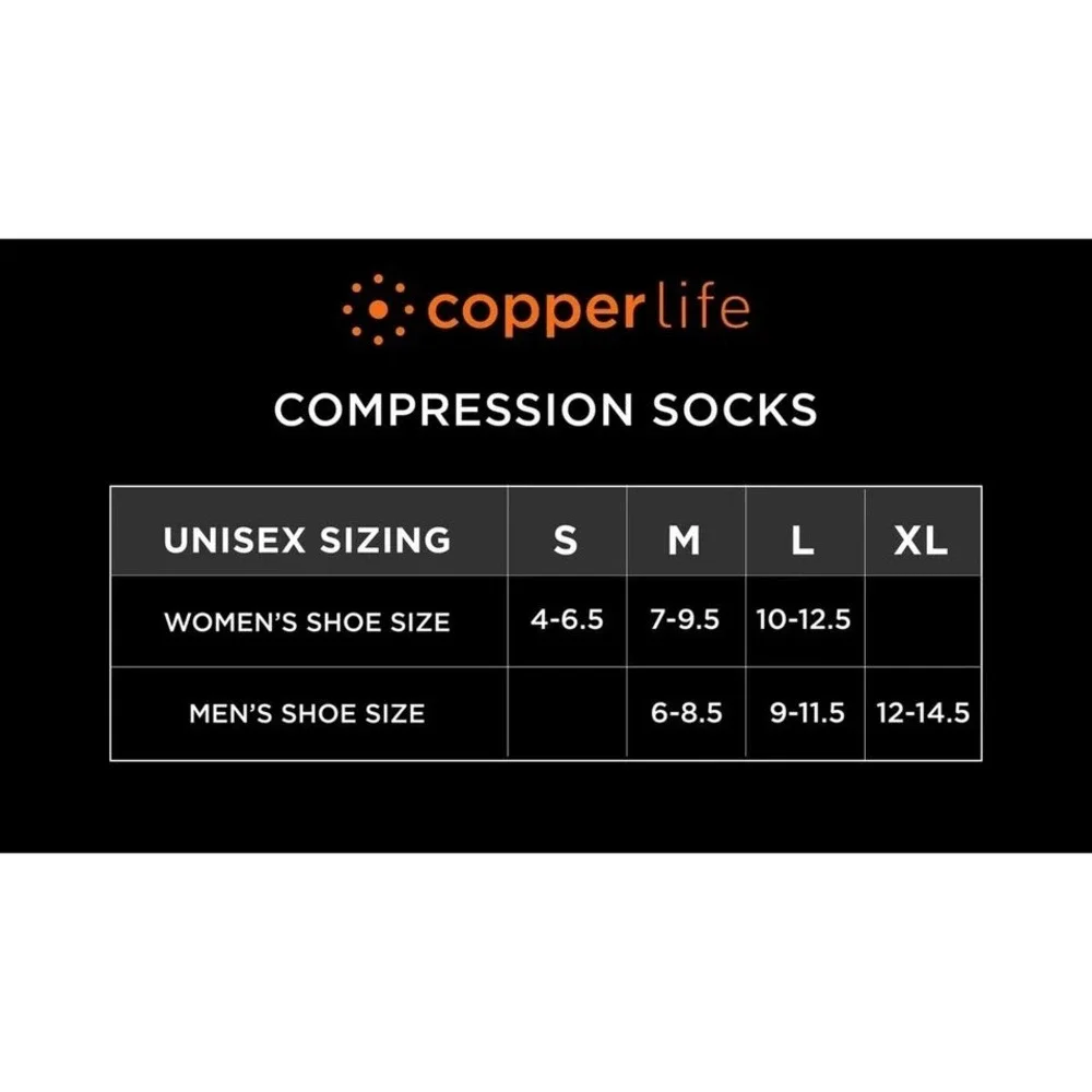 TOMMIE COPPER ECOWICK OVER THE CALF COMPRESSION SOCKS Women Large 10-12.5  BASIC